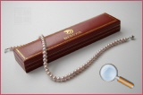 collier perle violette