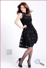 robe chinoise noire
