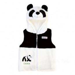 Veste panda sans manches